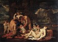 Le Nurture de Bacchus classique peintre Nicolas Poussin